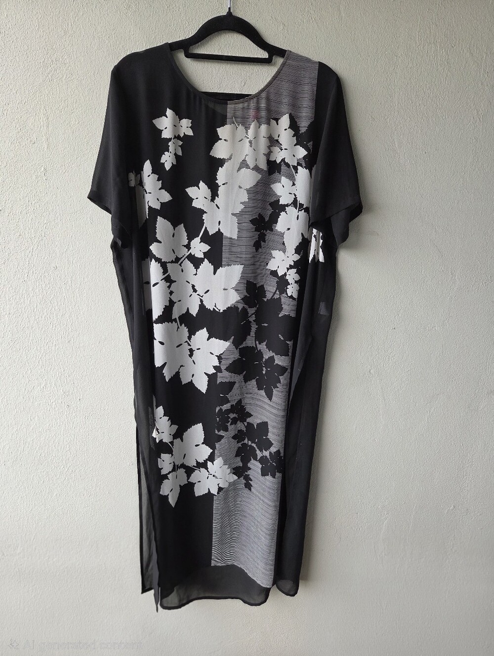 Vince Camuto Sheer Swim Cover Up / Kaftan Sheer Dress Overlay Sz XL